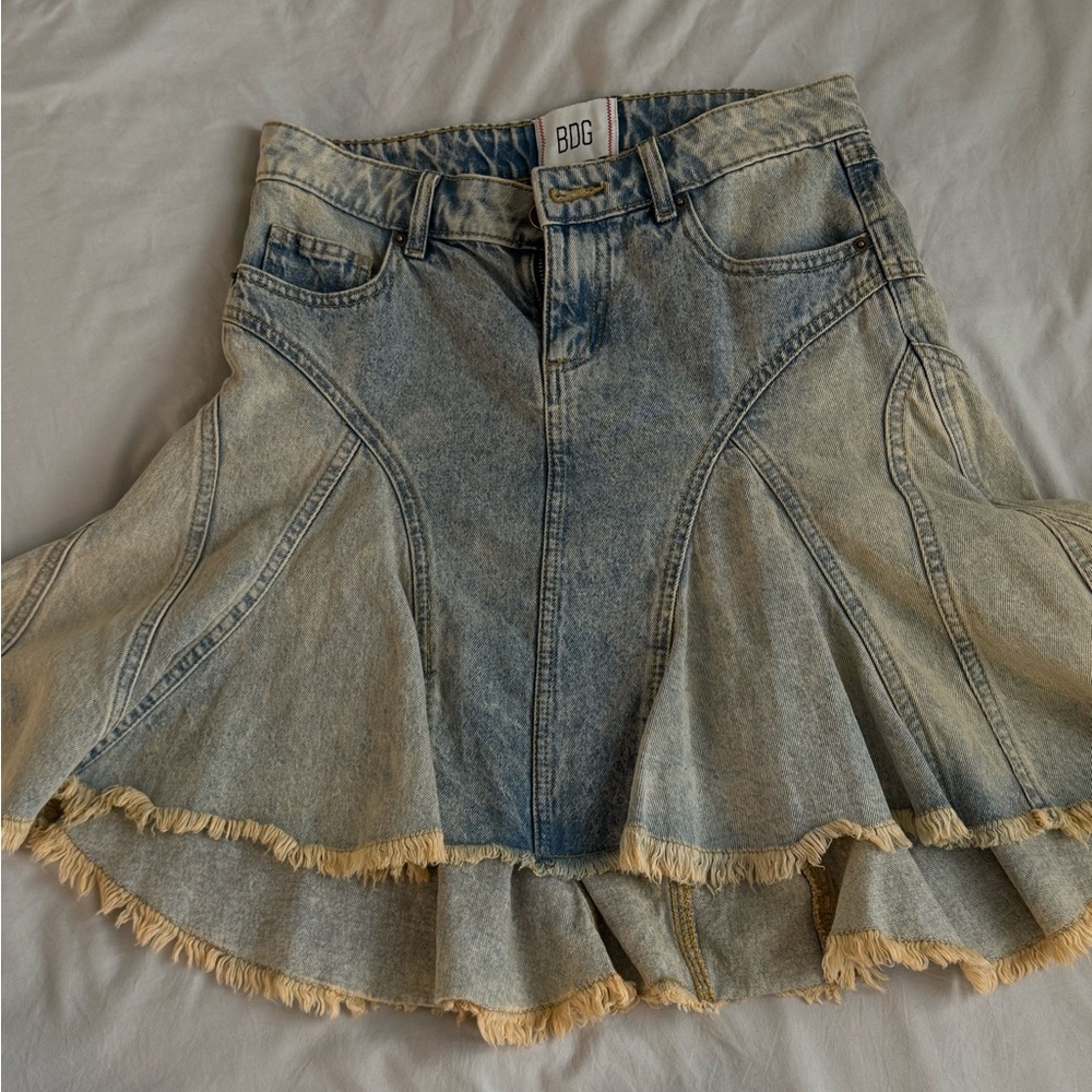 2 Denim Skirts – Urban Outfitters, Distressed